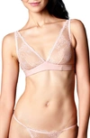 Journelle Sapna Plunge Bralette In Delicate