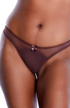Journelle Victoire Thong In Chocolat