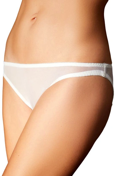 Journelle Odette Ouvert Bikini In Blanc