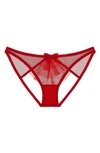 Journelle Odette Ouvert Bikini In Scarlet