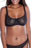 Journelle Alix Lace Demi Bra In Black