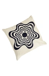 Dusen Dusen Flower Embroidered Pillow