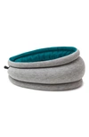 Ostrichpillow ® Light Reversible Travel Pillow In Blue Reef