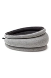 Ostrichpillow ® Light Reversible Travel Pillow In Midnight Grey