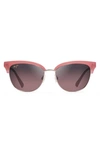 Maui Jim Lokelani Mj Rs825-09 Cat Eye Polarized Sunglasses In Brown