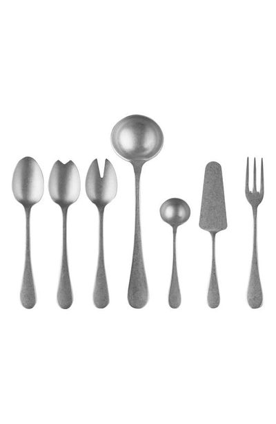 Mepra Vintage 7-piece Full Serving Set In Stainless Steel