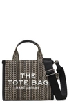 Marc Jacobs The Monogram Jacquard Small Tote Bag In Beige Multi
