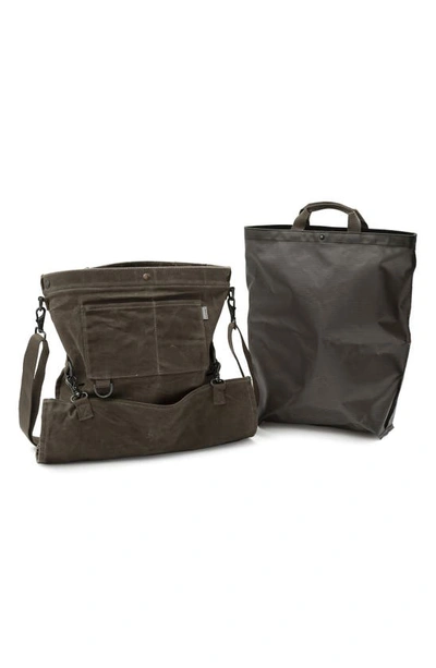 Barebones Living Weather Resistant Harvesting & Gathering Bag In Dark Khaki
