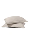 Buffy Breeze Eucalyptus Set Of 2 Pillow Shams In Dark Grey