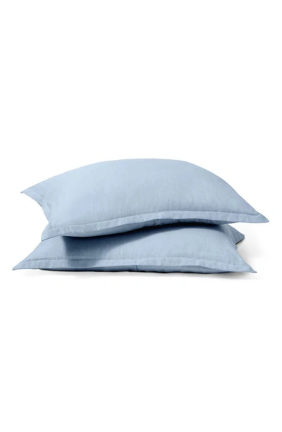 Buffy Breeze Eucalyptus Set Of 2 Pillow Shams In Light Blue