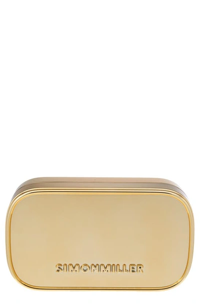 Simon Miller Pill Logo Plastic Clutch Bag In Star Gold