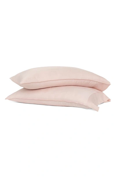 Buffy Breeze Eucalyptus Pillowcases In Blush