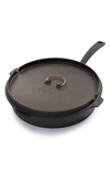 BAREBONES LIVING 12-INCH ALL-IN-ONE CAST IRON SKILLET