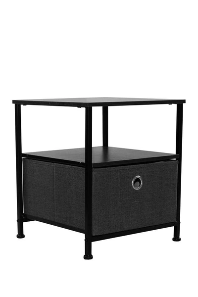 Sorbus Black 1 Drawer Table Dresser