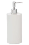 Pigeon & Poodle Cordoba Ceramic Soap Pump Dispenser In White Burlap