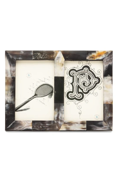 Pigeon & Poodle Essen Dark Double Picture Frame