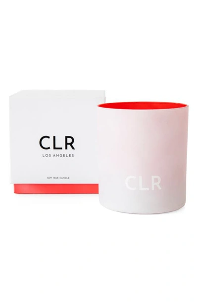 Clr Red Scented Candle