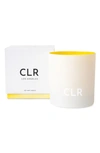 CLR YELLOW SCENTED CANDLE