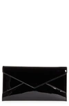 Saint Laurent Paloma Patent Leather Pouch In Nero