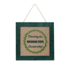 FOCO MICHIGAN STATE SPARTANS 12'' DOUBLE-SIDED BURLAP SIGN
