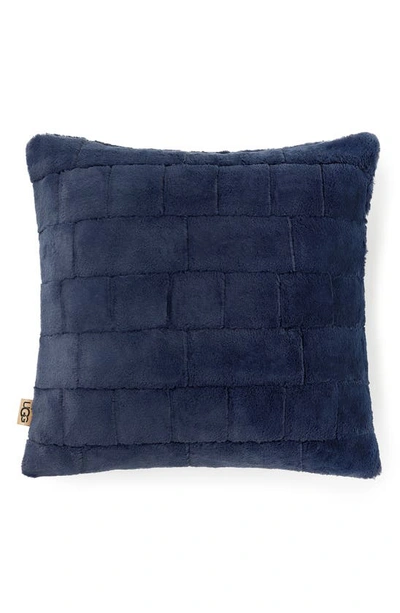 Ugg Yoselin Faux Fur 20" X 20" Decorative Pillow Bedding In Cyclone