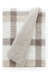 Ugg Evie Faux Fur Throw Blanket In Clamshell