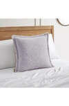 Ugg Ana Reversible Fuzzy Accent Pillow In Lilac Marble
