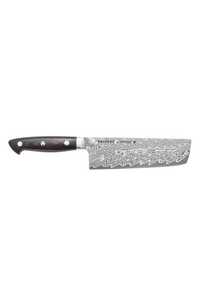 Zwilling Bob Kramer Euroline Damascus Collection 6.5-inch Nakiri Knife In Stainless Steel