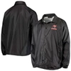 Dunbrooke Black Tampa Bay Buccaneers Coaches Classic Raglan Full-snap Windbreaker Jacket In Black