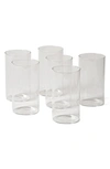 FARMHOUSE POTTERY FARMHOUSE POTTERY SILO SET OF 6 WATER GLASSES