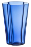 Iittala Aalto Vase, 8.75 In Blue