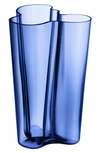 Iittala Aalto 10-inch Vase In Blue