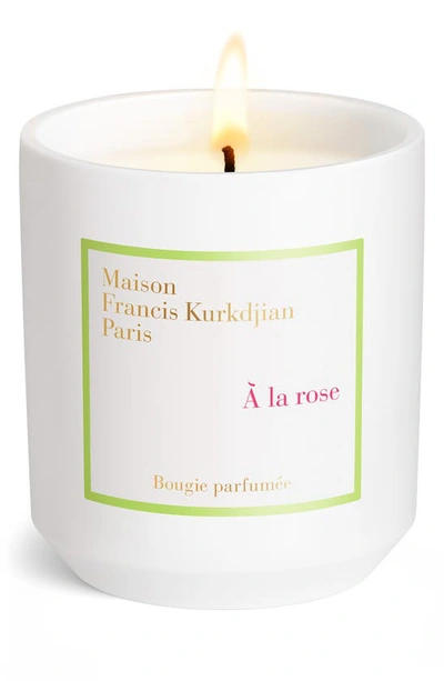 Maison Francis Kurkdjian A La Rose Candle, 9.87 Oz. In Multi