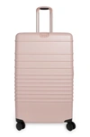 Beis The 29-inch Rolling Spinner Suitcase In Pink
