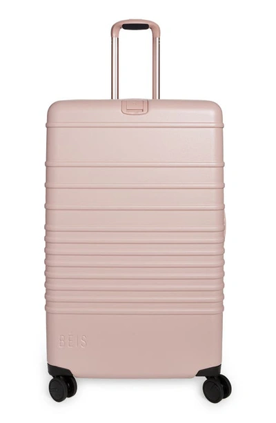 Beis The 29-inch Rolling Spinner Suitcase In Pink