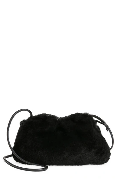 Mansur Gavriel Mini Cloud Clutch Chain Bag In Black