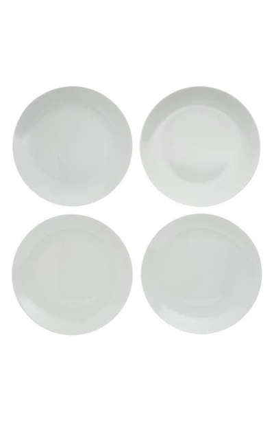 Nordstrom Set Of 4 Porcelain Dinner Plates In White