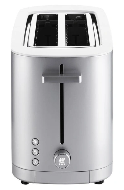 Zwilling Enfinigy Cool Touch 2-slot Long Toaster In Silver