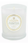 Voluspa Eucalyptus & White Sage Classic Candle 9.5 Oz. In Eucalyptus