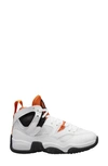 Nike Kids' Jumpman Two Trey Sneaker In White/ Black/ Starfish