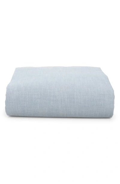 Ralph Lauren Cotton Chambray Fitted Sheet In Workshirt Chambray