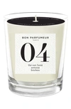 BON PARFUMEUR 04 SCENTED CANDLE, 6.3 OZ