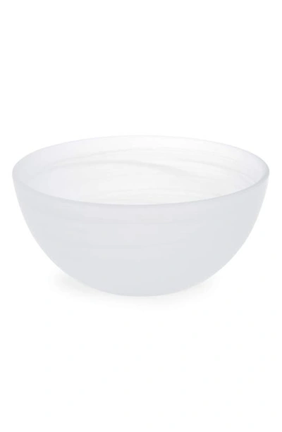 Fortessa La Jolla Set Of 4 Glass Cereal Bowls In White