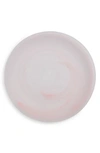 Fortessa La Jolla Set Of 4 Glass Dinner Plates In Pink