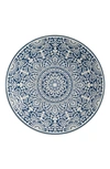 Fortessa Havana Set Of 4 Coupe Salad Plates In Blue