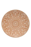 Fortessa Havana Set Of 4 Coupe Salad Plates In Orange