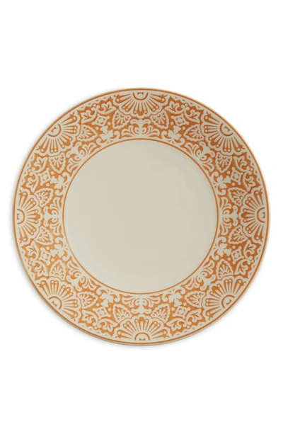 Fortessa Havana Set Of 4 Coupe Dinner Plates In Orange