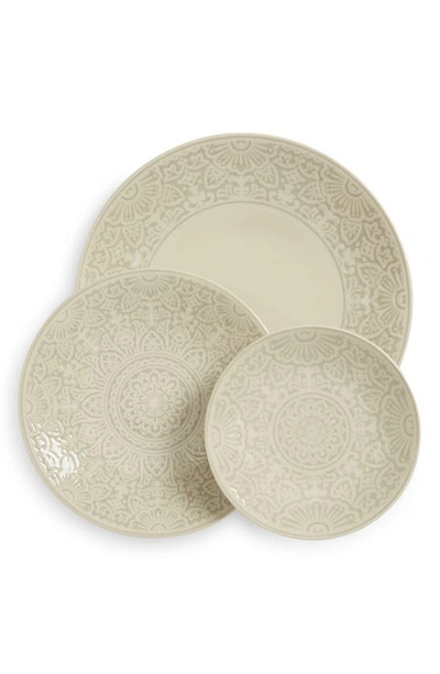 Fortessa Havana 12-piece Dinnerware Set In Gray