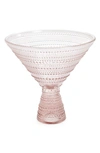 Fortessa Jupiter Set Of 4 Martini Glasses In Pink