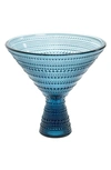 Fortessa Jupiter Set Of 4 Martini Glasses In Cornflower